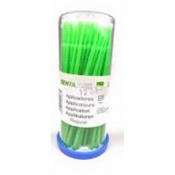 Bastoncillos Aplicadores Largos Regular Verde 100u #